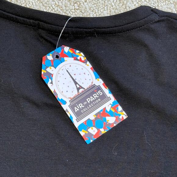 Eiffel Tower Stripe Top Small NWT - Picture 7 of 7